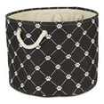 thumbnail image 1 of Design Imports CAMZ14216 Bac Rond en Polyester Treillis Patte pour Animaux, Noir, 1 of 4