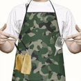 thumbnail image 2 of Camouflage Adjustable Waterproof Apron for Adults 33x27 Inch – Cooking Apron with 2 Large Pockets, Durable Polyester Bib for Kitchen, Baking, BBQ, and Home Use, 2 of 6