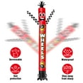 thumbnail image 4 of Wheels Inflatable Tube Man Wacky Wavy Dancing Guy for Outdoor Decoration Advertising Business Promotion (Blower Not Included), 4 of 8