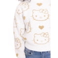 thumbnail image 3 of Hello Kitty Girls Metallic Lurex Holiday Sweater, Sizes 4-16, 3 of 14
