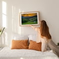 thumbnail image 3 of Rolling Hills - North Carolina Photography Landscape Sunset Nature Rural Scenic Autumn Farmhouse Unframed Wall Art Print 40 x 60 inches, 3 of 7