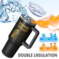 thumbnail image 2 of 1pc stepfather gift 40oz Tumbler with Straw & Handle - Insulated Stainless Steel Cup | Holiday Gift for Man Women (Christmas, Valentine's, Birthday), 2 of 5