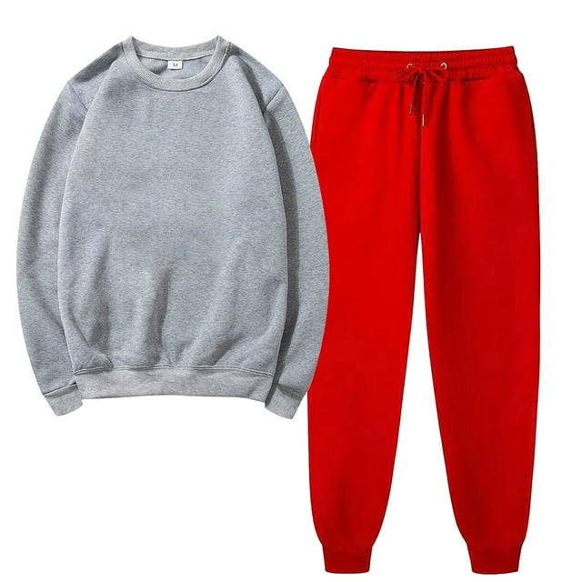 Puntoco Conjunto deportivo de pantalones deportivos informales con cuello redondo y sólido para mujer Puntoco Puntoco-8616