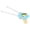 Blue, variant on Rupoun Baby Training Chopsticks Helper Cartoon Pattern Three Dimensional Learning Chopsticks Blue, 9.06 inches / 23 cm