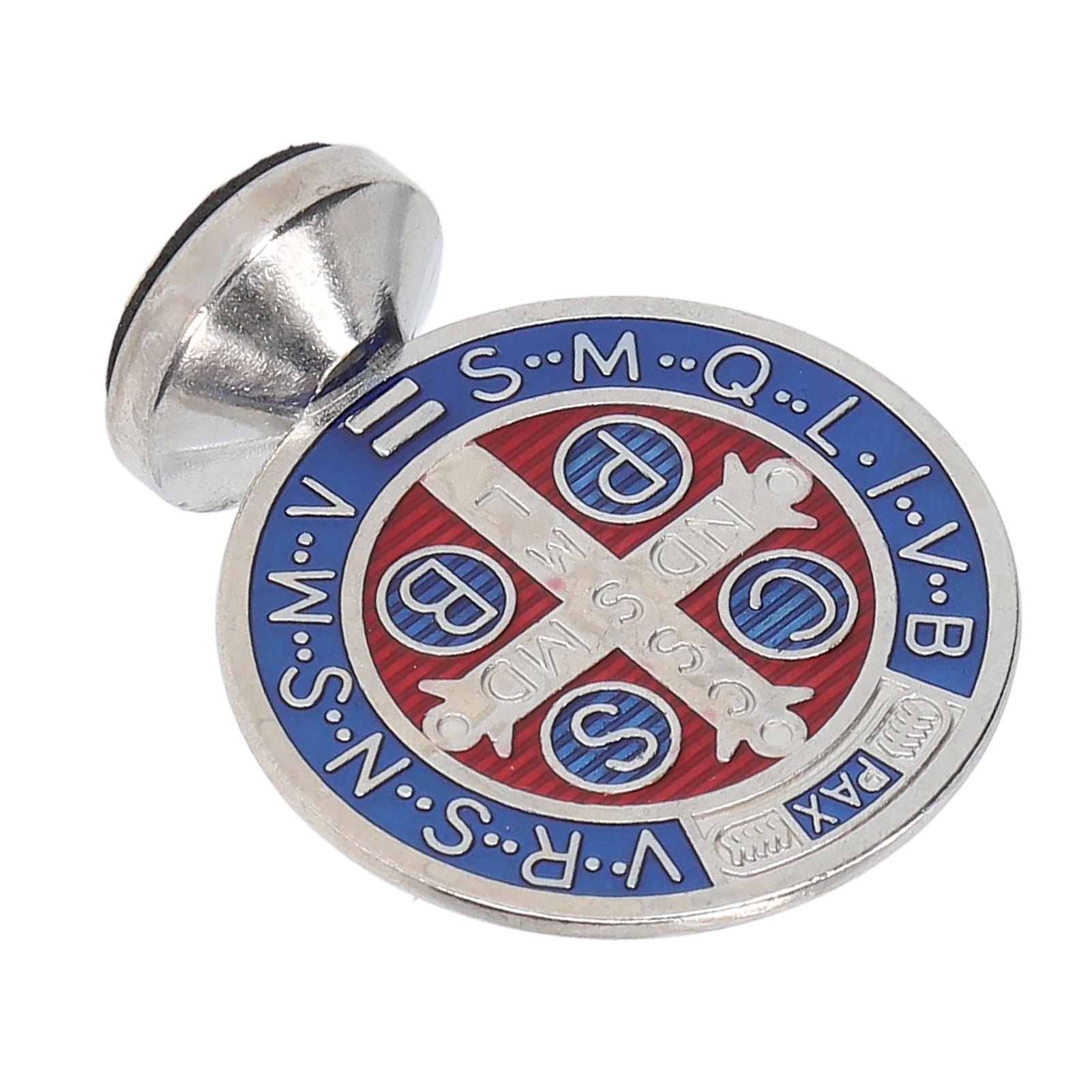  Benedict Metal, Red Blue Enamel Sturdy St. Benedict Medals for  Confirmation Ceremony : Home & Kitchen