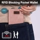 thumbnail image 3 of Billetera Wrangler pequeña para mujer, rosa, con forro RFID y monedero, 3 of 6