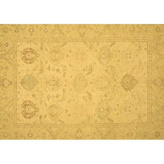 Ahgly Company Indoor Rectangle Oriental Brown Traditional Area Rugs, 2' x 3'