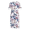 thumbnail image 3 of WILLBEST Vestidos Para Mujer Vestido Largo Informal Con Cuello En V Para Mujer Con Diseño Hueco Y Mangas Con Tirantes Para Uso En Casa Y Playa Para Primavera Y Verano, 3 of 3