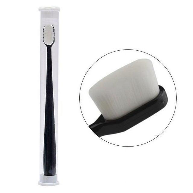Extra Soft Manual High Density Toothbrush Good Cleaning Effect Super Fine Bristles Toothbrush for Adult New。,