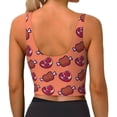 thumbnail image 3 of Lsque Cartoon Meat Printed Women'S Sports Bra, Compression, Moisture Wicking, High-Impact Sports Bra For Women,Supportive sports bra-Medium, 3 of 9