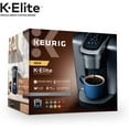 Keurig KElite Coffee Maker, Single Serve KCup Pod Coffee Brewer, With