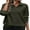 Green, variant on DOKOTOO Fall Tops for Woman V Neck Long Sleeve Pullover Sweatshirts Textured Women Tunic Tops Black XXL US18-20