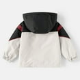 thumbnail image 4 of MEZZALL Children Zipper Jackets Jackets Long Sleeve Color Block Mountaineering Windbreaker Coats Hood Outerwear Birthday Toddler Clothing, 4 of 4