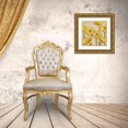 thumbnail image 3 of MAJA 20x20 Gold Ornate Wood Framed with Double Matting Museum Art Print Titled - Bouquet Jaune, 3 of 4