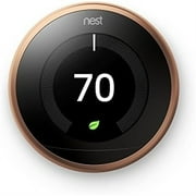Restored Google Nest 3rd Gen Learning Smart Wi-Fi App Control Thermostat - Copper (Refurbished)