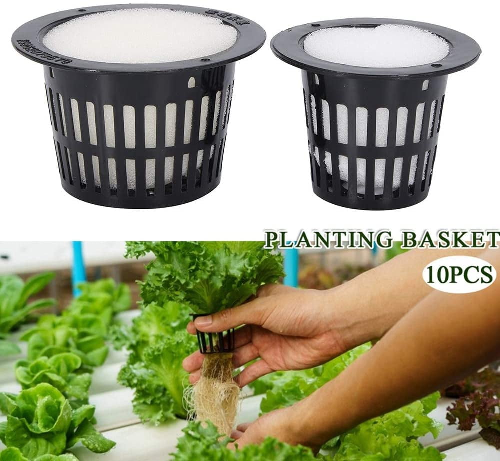 20 Pcs Plastic Orchid Planter Container Flower Pot Soilless Grow Basket 