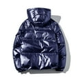 thumbnail image 5 of JTieacloth Men's Winter Fleece Jacket Men's Winter Warm And Shiny Clothes Are Fashionable Comfortable And Spacious Blue, 5 of 5