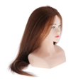 thumbnail image 3 of Cabeza de Maniquí Femenino Sunnimix 27'' con Cabello Profesional Marron, 3 of 8
