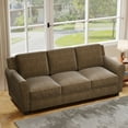 thumbnail image 7 of Ebello Modern Sofa Couch, 3-Seater Upholstered Couches with Thick Cushions for Living Room and Bedroom, Brown, 7 of 7