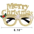 thumbnail image 5 of Gafas de Navidad con purpurina, montura de gafas de fiesta, 12 piezas Namotu HMHZ1924, 5 of 5