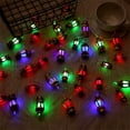thumbnail image 2 of Luces LED, luces intermitentes, luces de cadena, luces de cadena de muñeco de nieve navideño, 2 of 2
