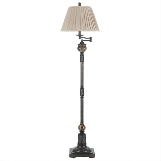 Cal Lighting BO2299SWFL 150 W 3 Way Aberdeen Metal And Resin Floor