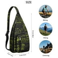 thumbnail image 3 of Science Classroom Sling Backpack - Educational Biology & Physics Design, Fashionable Anti-Theft Pack for Commuters, 3 of 4