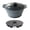 Grey, variant on AOOOWER Microwave Safe Steaming Container With Ergonomic Handle & Lid For Vegetables Meat Dumplings 42oz Food Steamer Pot Set