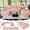 Pink + Polyester + 6 Seat, variant on SEENYOO 135.5" Cloud Couch,Boneless Sectional Sofa for Living Room,Pink U Shaped Couch with Chaise,6-Seater,Corduroy Fabric,Freely Configurable Layout
