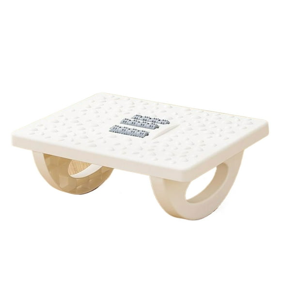 stanreset Repose-Pieds Ergonomique pour un Meilleur Soutien des Jambes Repose-Pieds de Bureau au Bureau avec Massage Repose-Pieds Repos de Travail pour sous le Bureau Pied Blanc