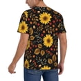 thumbnail image 5 of Haiem Hip Hop Hipster Baseball Jersey Button Down Shirts Sports Uniforms Men Women Jersey(Fall Sunflowers Leaves,Medium), 5 of 9
