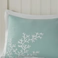 thumbnail image 3 of Gracie Mills Douglass Coral Comforter Set Aqua 100% Cotton GRACE-491 Twin Size, 3 of 5