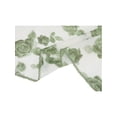 thumbnail image 5 of Women's Rose Vintage 26.7'' Square Scarf Silky Satin Floral Pattern Neckerchief for Gift Wedding Casual One Size Rose Green, 5 of 6