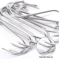 thumbnail image 3 of Stainless steel pointed s hook bacon s hook metal meat hook S type drying, 3 of 5
