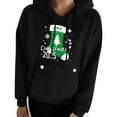 thumbnail image 4 of qucoqpe Womens Christmas Hooded Sweatshirt with Pocket Long Sleeve Oversized Pullover Hoodies for Women, 4 of 6