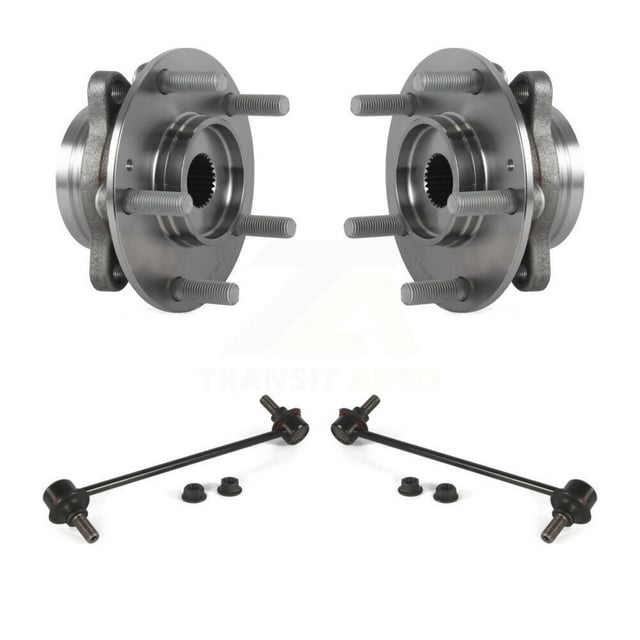 Transit Auto Front Hub Bearing Assembly and Link Kit for Car 2017 Hyundai Elantra GT - Left Right Side (Driver Passenger) K7T-101037