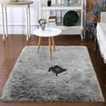 thumbnail image 5 of Novashion Machine Weaving Gray Solid Print Area Rugs, 5 of 10