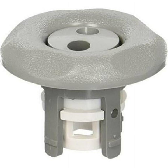 Waterway Plastics 212-1267 2.5 in. Face Adjustable Mini 5 Scallop Textured Jet Internal, Pulsator