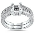 thumbnail image 1 of 1/2ct Princess Cut Diamond Engagement Ring Setting 14K, 1 of 4