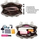 thumbnail image 5 of Bolsos grandes negros bolso de mujer moderno de cuero bolso de hombro grande bolso de hombro mujer negro, 5 of 6