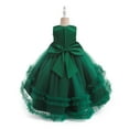 thumbnail image 4 of Girls Dresses Kids Formal Dresses for Girls Dark Green Dress for Girls Dresses for Girls Toddler Birthday Dress Size 8-9 Years Girls Dresses, 4 of 8