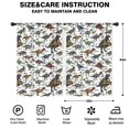 thumbnail image 2 of Blackout Kids Curtains,White Dinosaurs Label Pattern Childrens Insulated Curtains Set Of 2,Bedroom Essentials,Toddler Room Decor 42"x63", 2 of 5