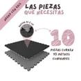 thumbnail image 2 of Piso Tatami 10m² 10pz Artes Marciales Gym Foamy 100x100x2cm Gris/Negro, 2 of 5