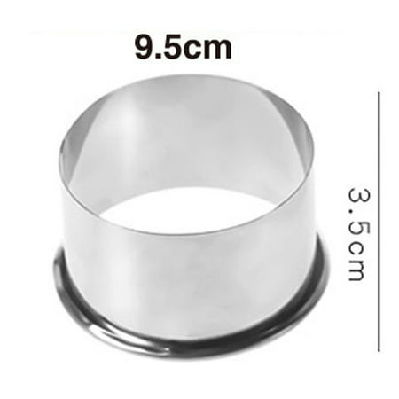 

Tangnade Dumpling Maker Eco-Friendly Pastry Tools Stainless Steel Dumpling Maker Wraper Dough Cutter Silver S