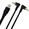 thumbnail image 4 of 2 in 1 3.5mm Male AUX Audio Jack to USB 2.0 Male Charge Cable Adapter Audio Cord, 4 of 11