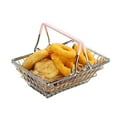 thumbnail image 1 of Cqxid Rangement Alimentaire à Moins de 10 $ Mini Panier d'Achats Panier d'Achats Panier de Frites Panier de Pépites de Poulet, 1 of 2
