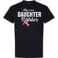 thumbnail image 3 of Inktastic Breast Cancer Awareness My Daughter is a Fighter T-Shirt, 3 of 5
