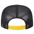 thumbnail image 4 of Men's New Era White/Gold Pittsburgh Pirates Retro Script Trucker 9FIFTY Snapback Hat, 4 of 6