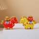 thumbnail image 4 of Estatua de caballo de estilo chino, lingote dorado, bolsa de la suerte, moneda de cobre, caqui, figura de poni de dibujos animados, adorno decorativo de Feng Shui para escritorio, 4 of 8