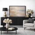 thumbnail image 3 of Framed Canvas Print Beach Wall Art Coastal Decorative for Living Room Bedroom - 24"x36" BLACK, 3 of 8